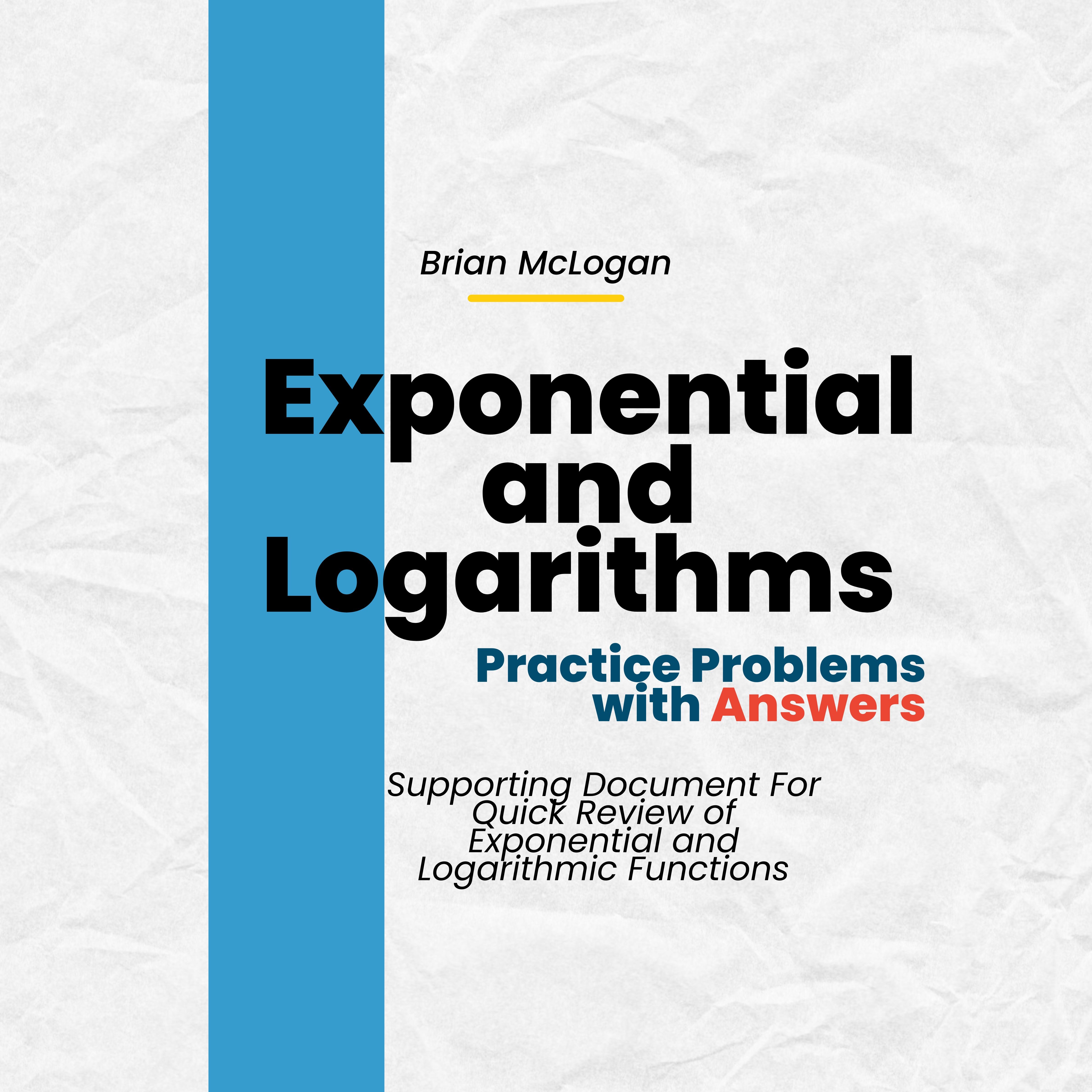 Exponential and Logarithmic Functions Practice with Solutions – My Store